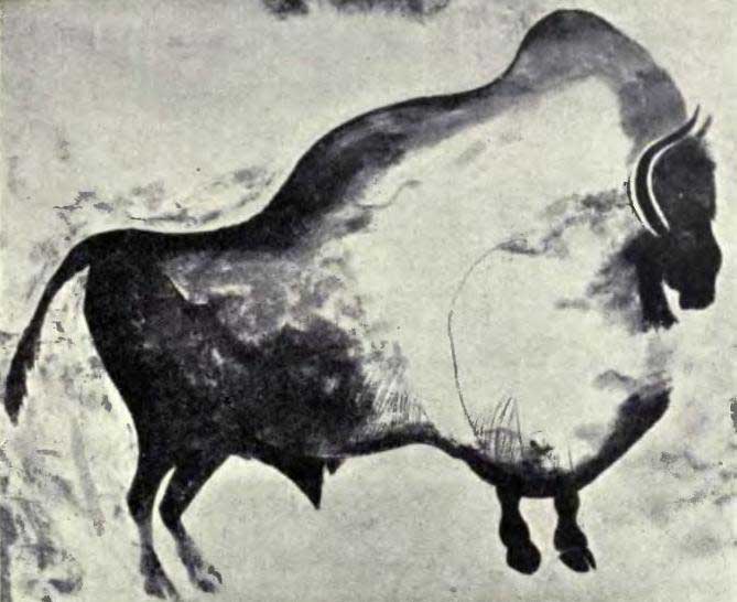 https://upload.wikimedia.org/wikipedia/commons/a/a9/Bison_painting_from_Font-de-Gaume.jpg